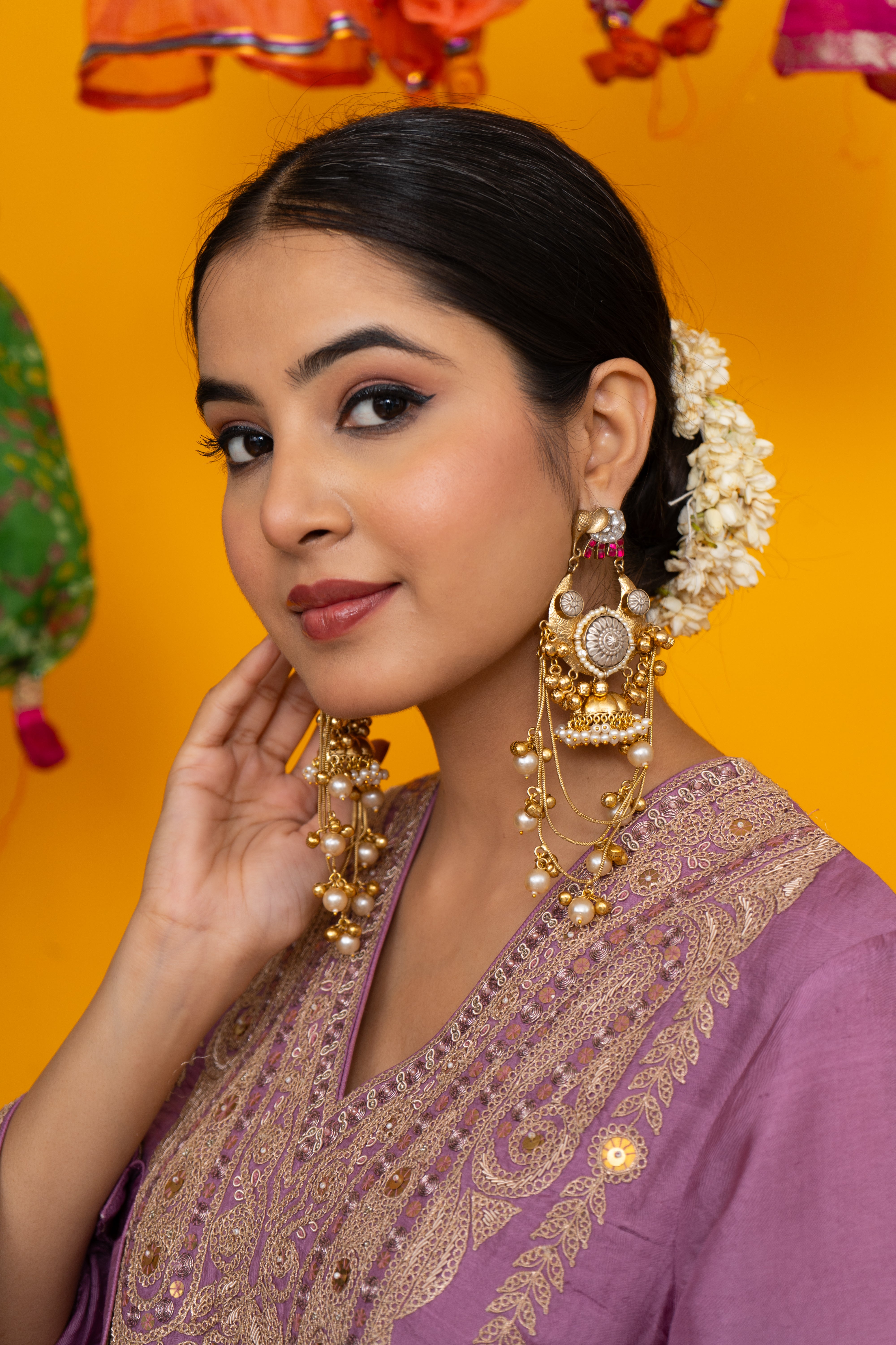 Katrina Stunning Jhumka with chain